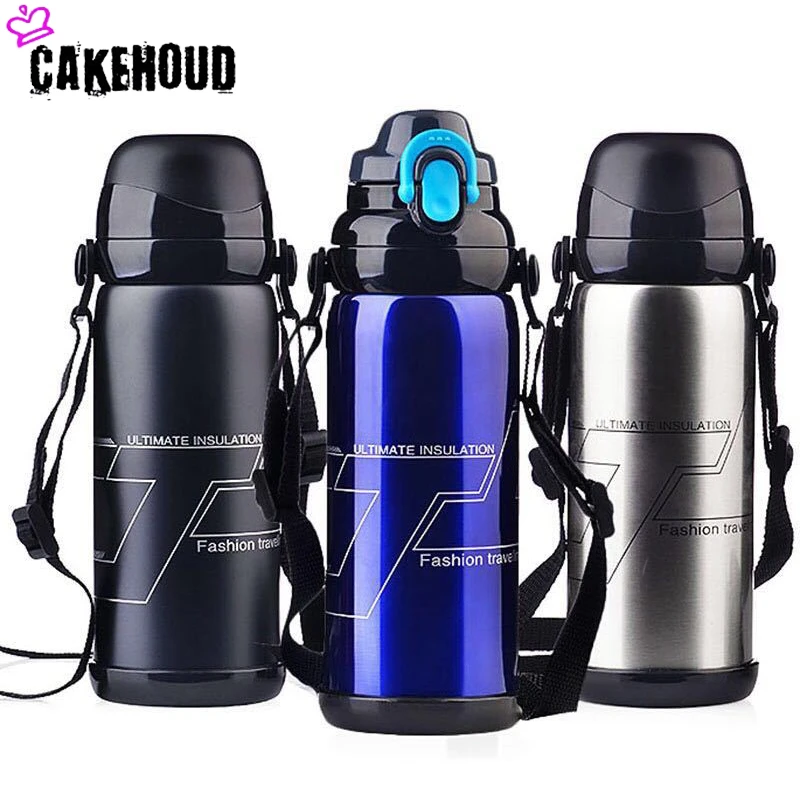 Термос из нержавеющей стали с вакуумной изоляцией переносной Герметичный для