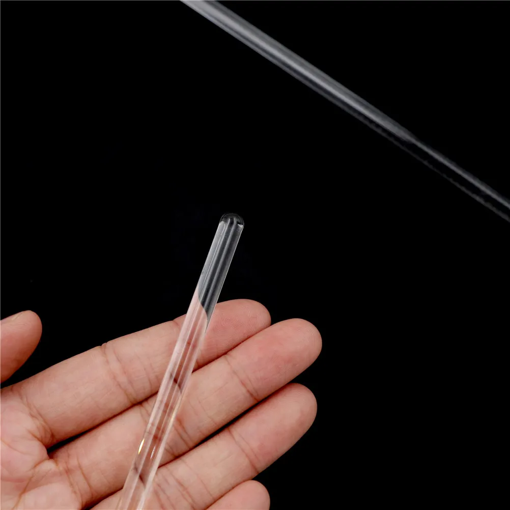 

2pcs Transparent Glass Stirring Rod Laboratory Tool 6*200mm Lab Use