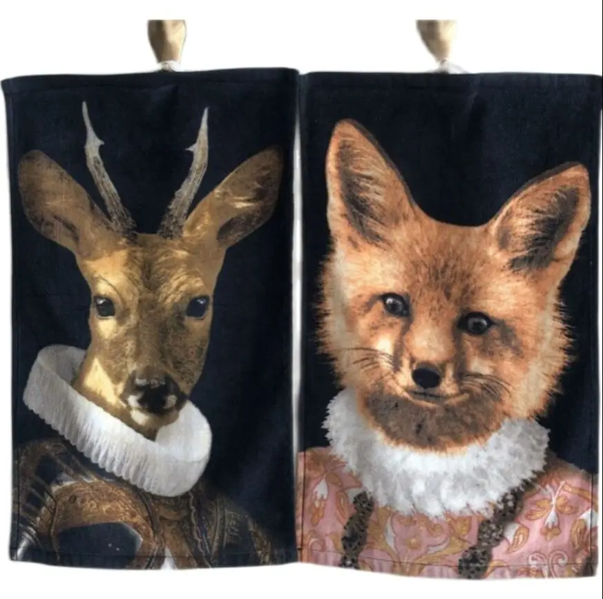 

Полотенце для лица из чистого хлопка, темного цвета, 30 х50 см, 2 шт.