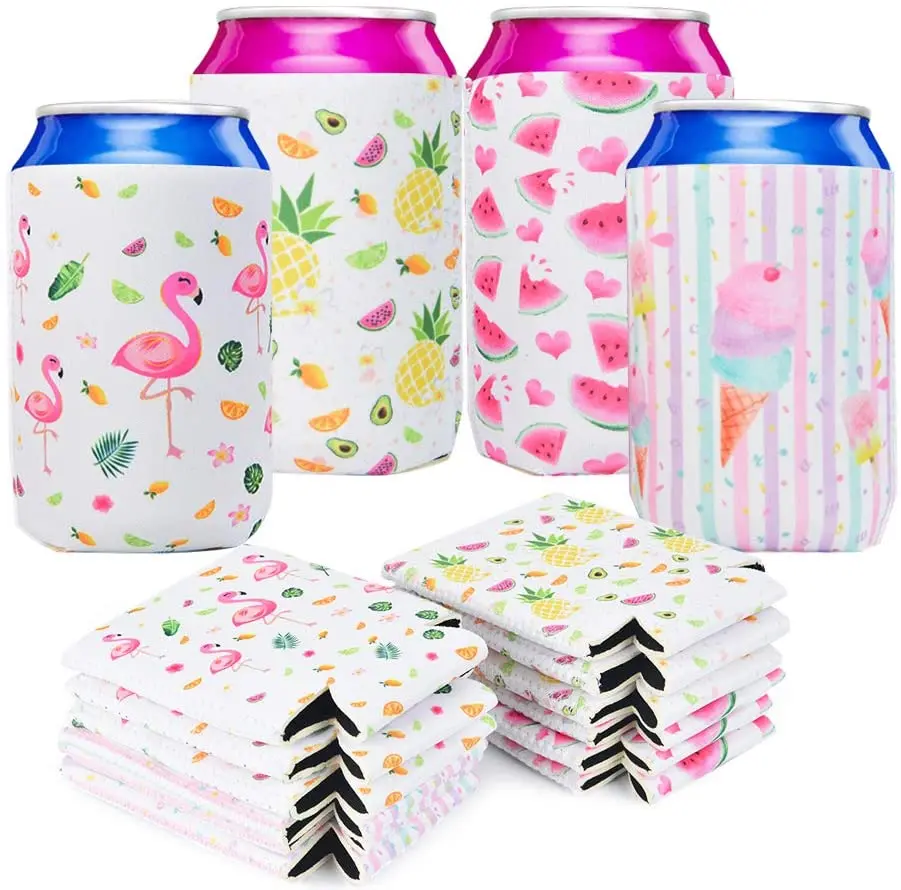 12pack Slim Can Coozie, Cooler Bags,Wine Bags Wine Cooler Wine Coasters Synthetic Collapsible Reusable Sleeves Soda Beer Caddies