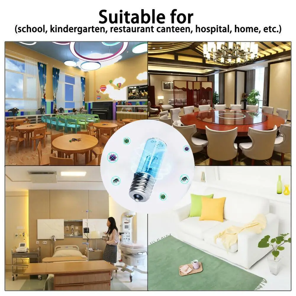 

3W Germicidal Disinfection Lamps UVC Sterilization Lights Energy Conservation Family Protective Equipment Mask Tube Portable 10V