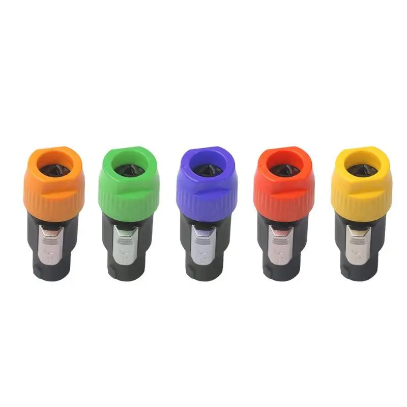 NL4FC 4 полюсный Ом разъем аудио Громкоговоритель усилитель сварочный кабель вилки