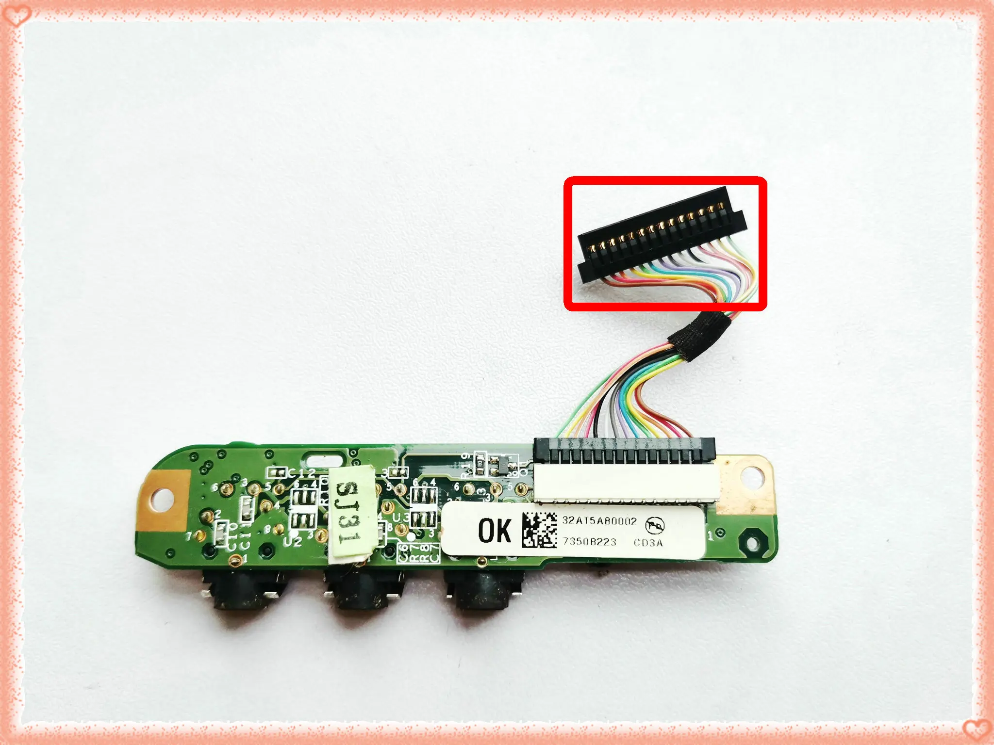 

Аудиовыход (наушники) для HP DV9000 DV9700 DV9500, аудиокабель с входом для микрофона, аудиоплата, для серии AMD DA0AT5AB8D0