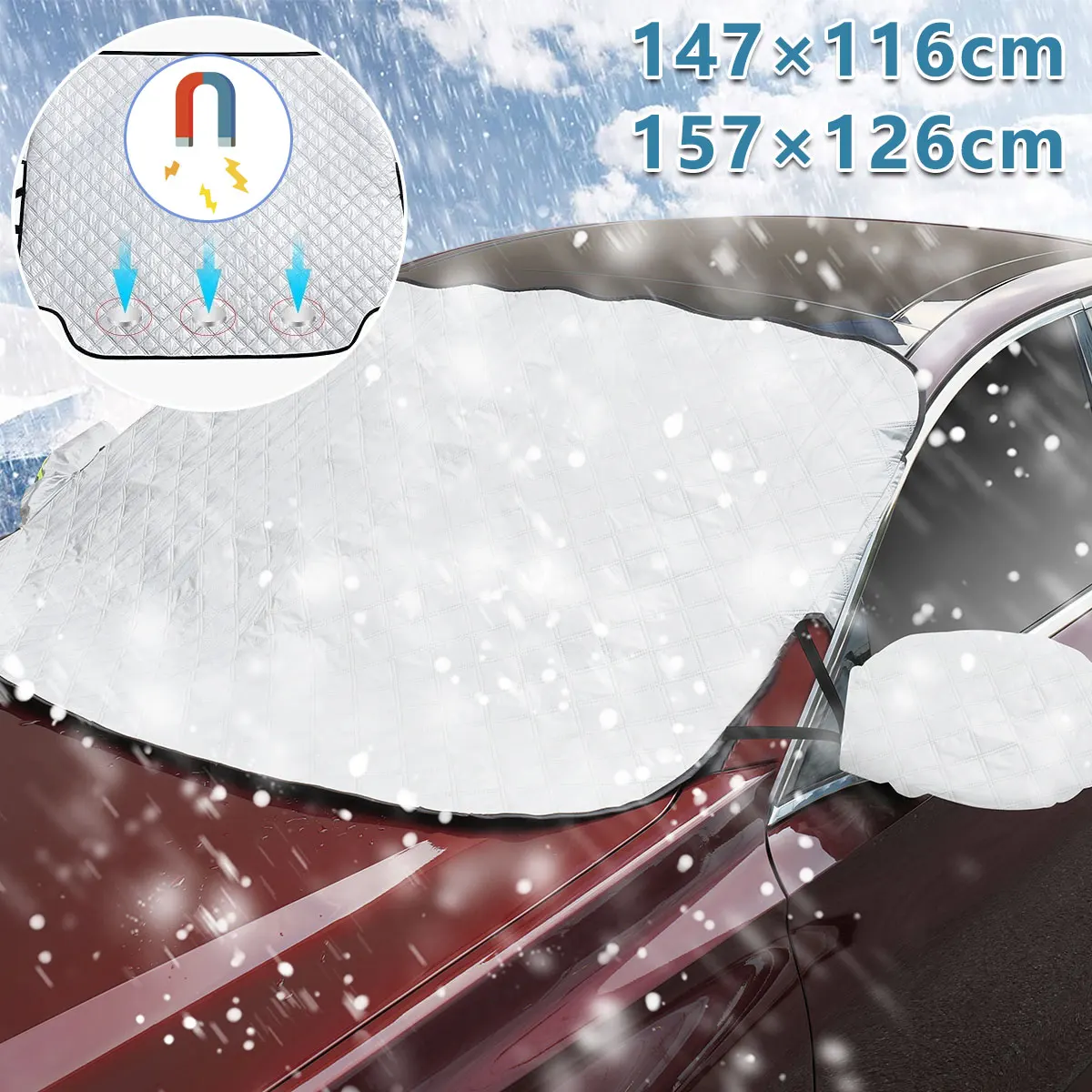 

Магнитный чехол для лобового стекла автомобиля, размер S/L