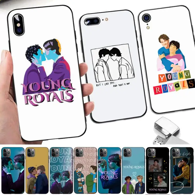 

Young Royals Simon and Wilhelm Phone Case for iphone 13 11 12 13 mini pro XS MAX 8 7 6 6S Plus X 5S SE 2020 XR case