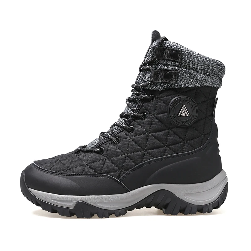 HUMTTO Hiking Shoes Outdoor Trekking Boots New Leather Winter Sneakers for Women Sport Climbing Walking Hunting Snow Boots Woman