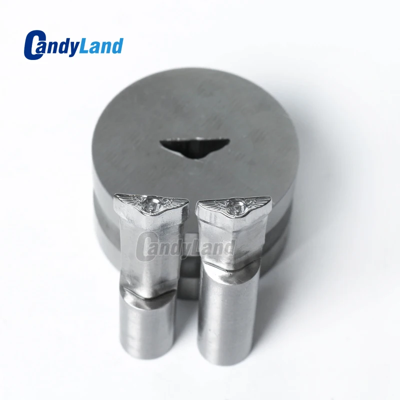 CandyLand Bent Tablet Die Pill Press Candy Punch Set Custom Logo Cast For TDP Machine |