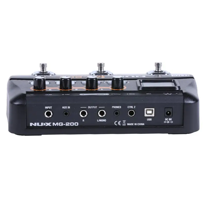 NUX MG-200 процессор для гитары многофункциональная педаль гитарных эффектов 55 70