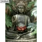 ARTBACK религиозная алмазная живопись Будда квадратная Алмазная мозаика