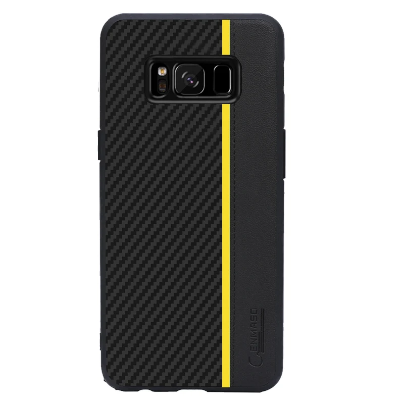 Yellow Note 10 Plus чехол для samsung S8 чехол из волоконной кожи Защитная задняя крышка для samsung Galaxy S8 S9 S10 5G Plus S10e Note 9 чехол - Цвет: Yellow