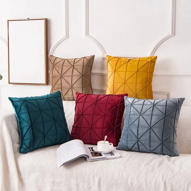 

Чехол для подушки геометрической формы, декоративное покрытие для диванной подушки, 45 х45 см