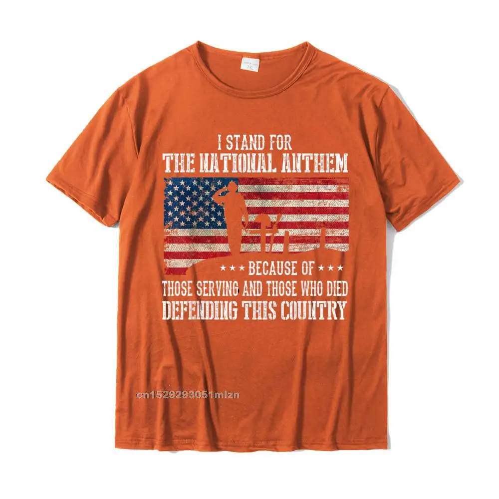 Футболка с надписью I Stand For The National anthe-Veteran Pride футболки распродажа обычные