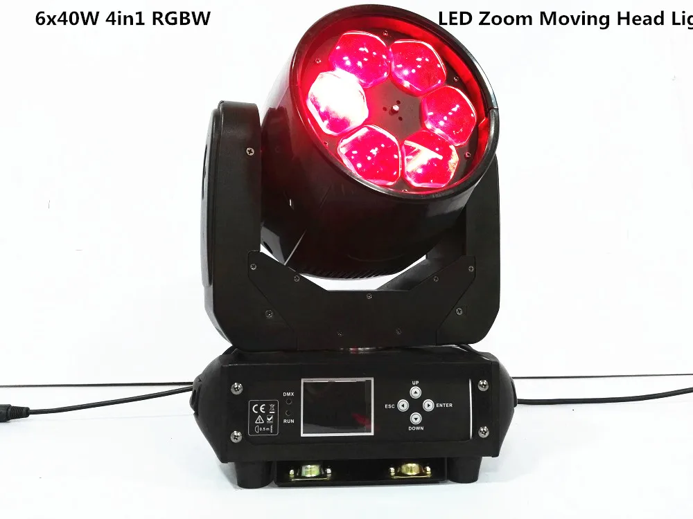 Фото Расширенный светодиодный луч света Zoom 6x40W 4 в 1 RGBW LED движущийся головной свет Расширенный светодиодный луч света Zoom 6x40W 4 в 1 RGBW LED движущийся головной свет