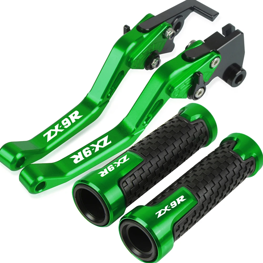 

For Kawasaki ZX9R ZX-9R 2000-2003 2002 2001 Motorcycle Short Brake Clutch Levers Handlebar Grip Handle Bar Motorbike Accessories