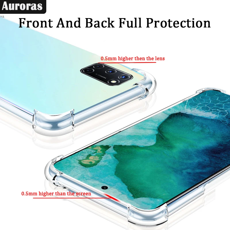 Полярное высококачественный защитный чехол для OPPO A72 прозрачный официальный