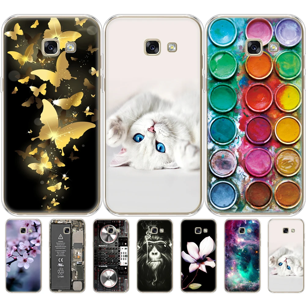 Silicon case For Samsung A5 2017 Case Soft tpu Phone for Galaxy SM-A520F back Cover | Мобильные телефоны и аксессуары