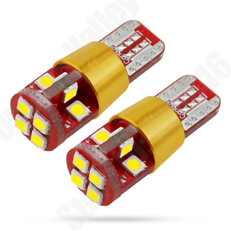 2 шт. автомобисветодиодный светодиодные лампы T10 LED Canbus W5W 168 194 12 SMD 3030 | Автомобили и