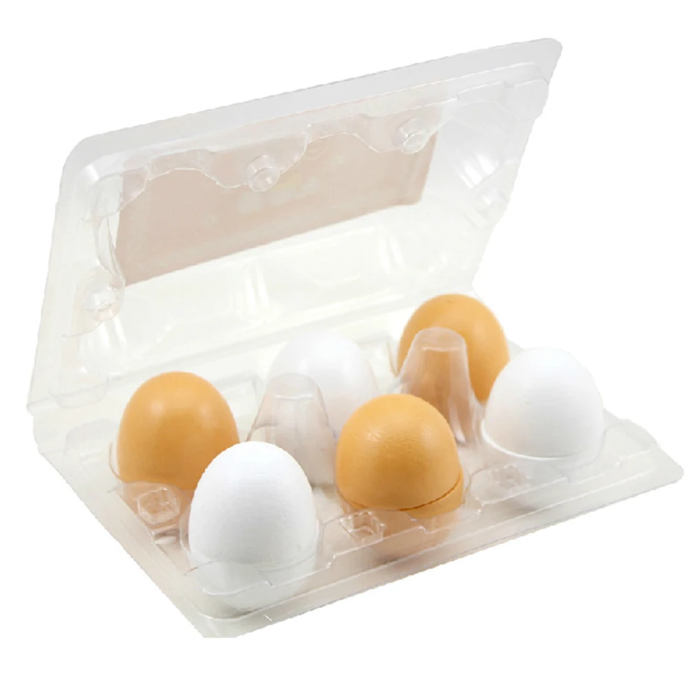 Креативные деревянные пасхальные яйца 6 шт. | Дом и сад