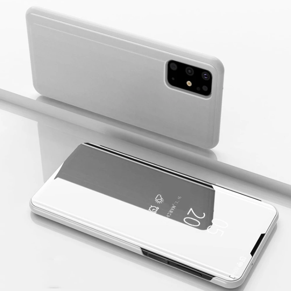 Роскошный зеркальный флип чехол для Samsung Galaxy Note 10 9 8 5 Pro M 20 30 мягкий модный кожаный