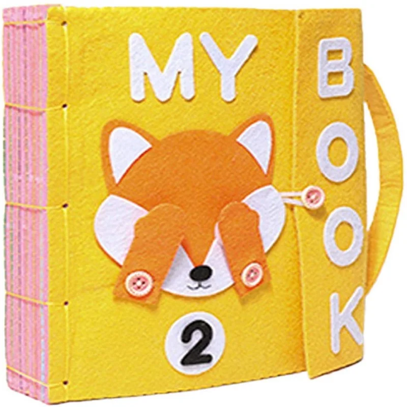 

Children's Early Education Cloth Book Non-Woven Handmade Cloth DIY Material Cloth Book Toy