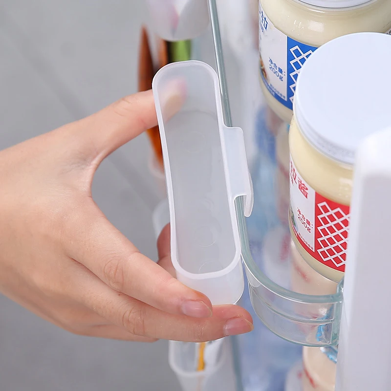 

Refrigerator Seasoning Bag Storage Box Kitchen Sauce Bag Mustard Hanger Small Vinegar Sauce Bag Mini Storage Rack 2 Pack