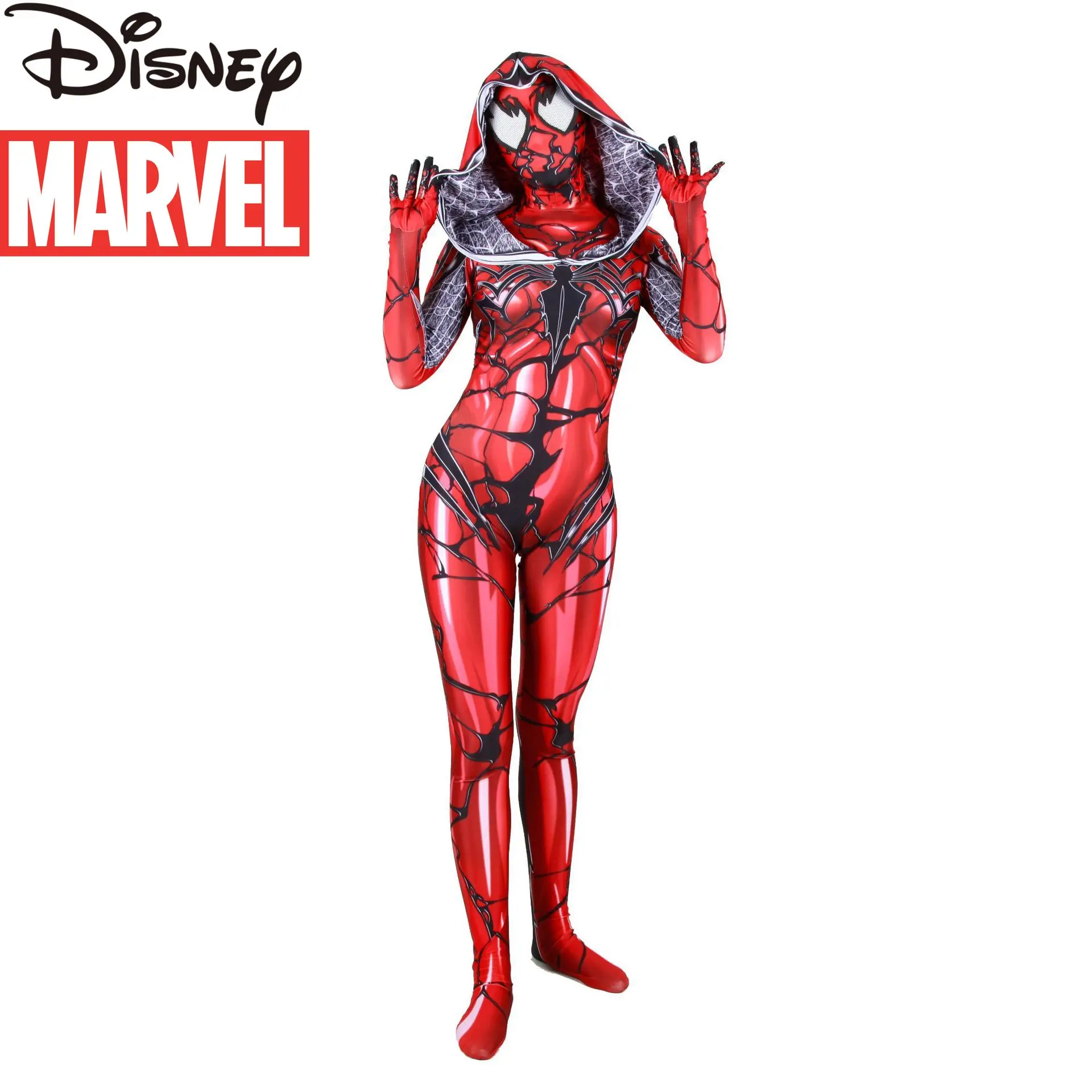 

Disney Marvel Spider-Man Adult Children's Halloween Costume Cosplay Tights Venom Spider-Man Hero Returns Costume