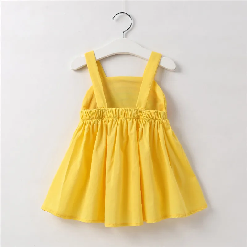 2020 New Children's Clothing Baby Girl Dress Cute Cotton Kids Summer Camisole for Sun Print Princess Dresses 1-5T | Детская одежда