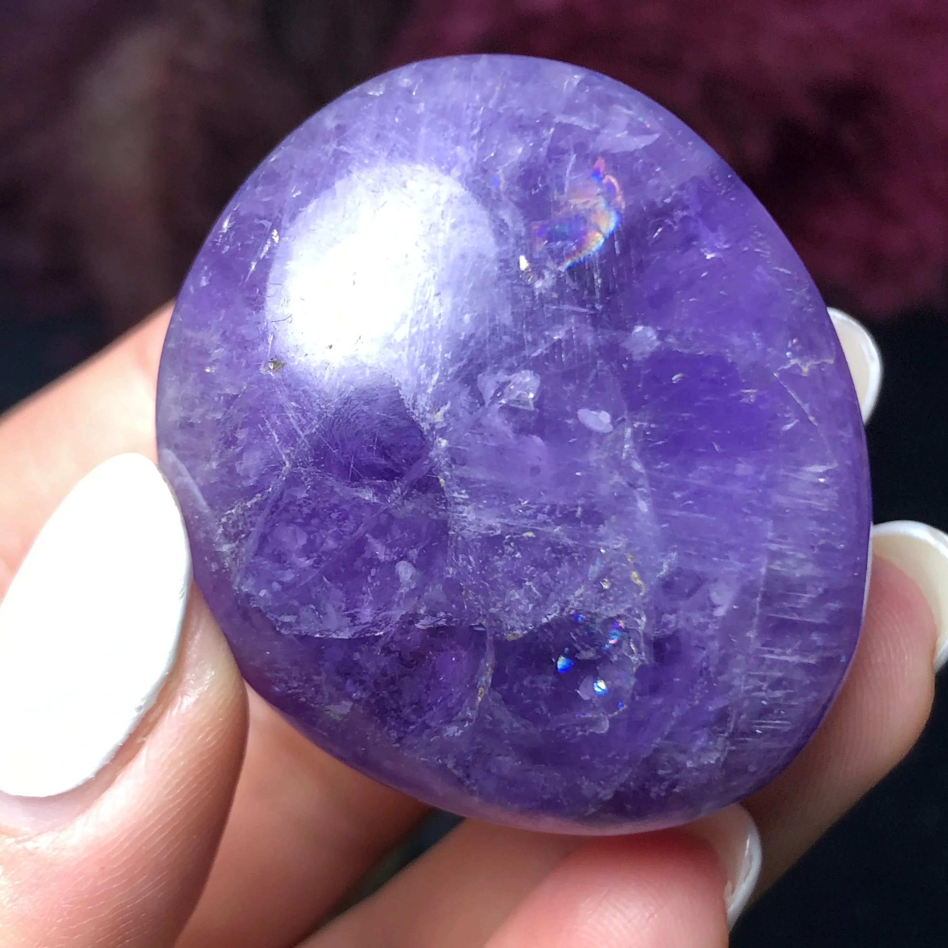 1 шт. натуральный драгоценный камень с аметистом и ладонью|Камни| |