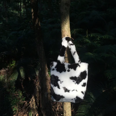 Плюшевые Мультяшные сумки зимняя сумка на плечо милые цветы узор &quotгусиные