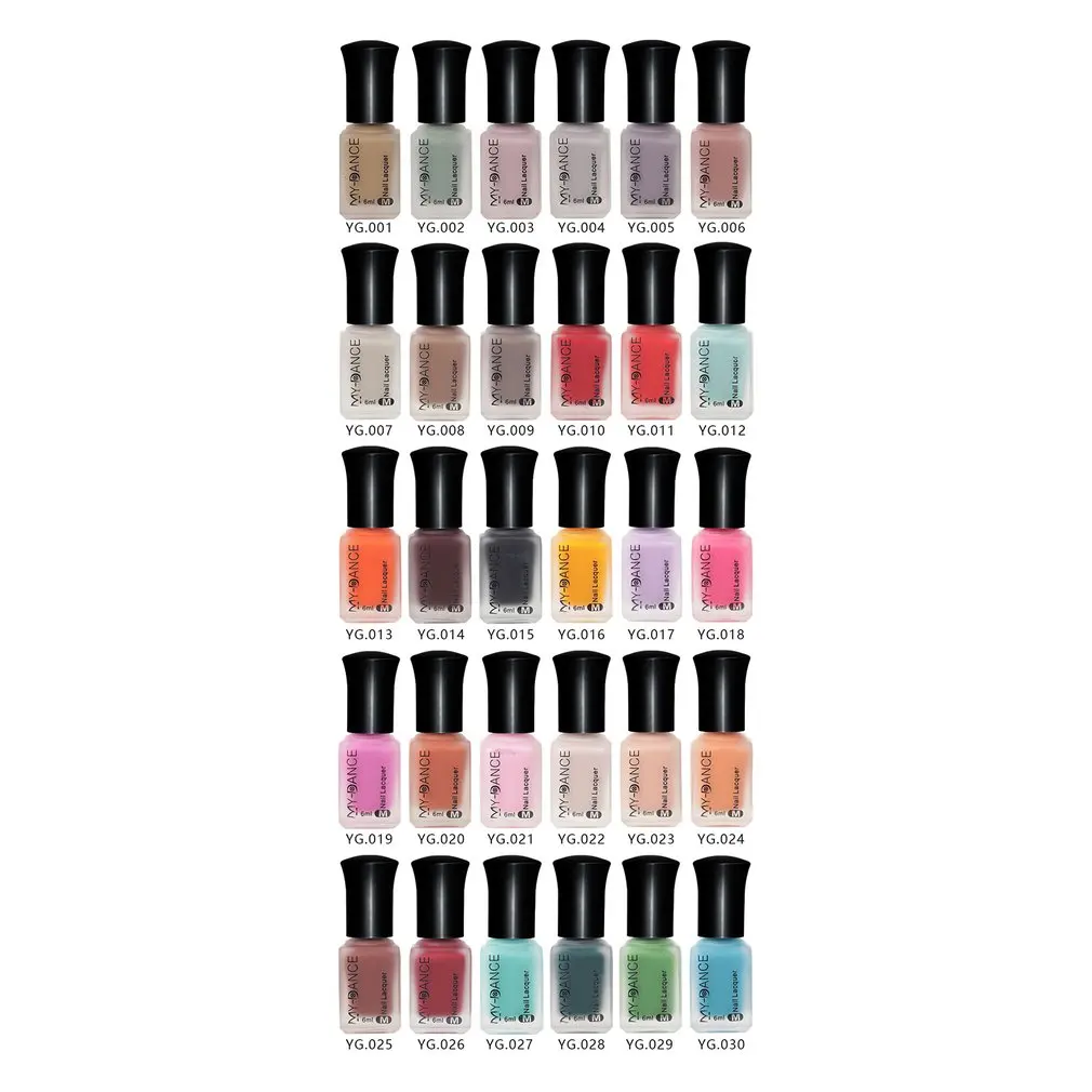 6 мл Най лак Цвет длительный туман поверхности для ногтей матовый Лаки | Красота и