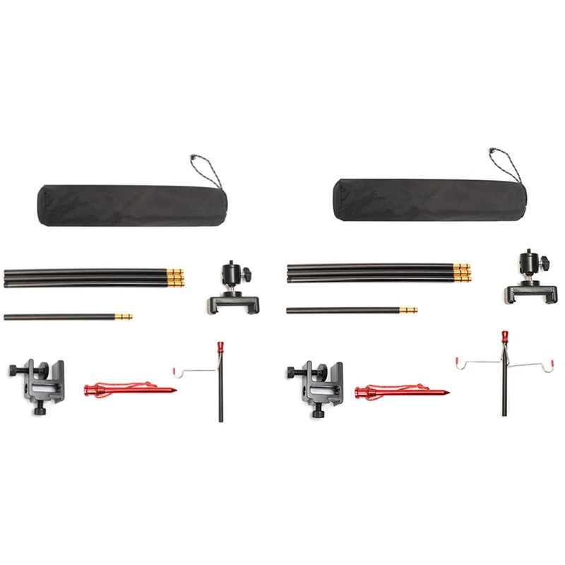 

Outdoor Lamp Holder Camping Portable Lighting Lamp Holder Folding Clip Table Desktop Holder Lamp Pole