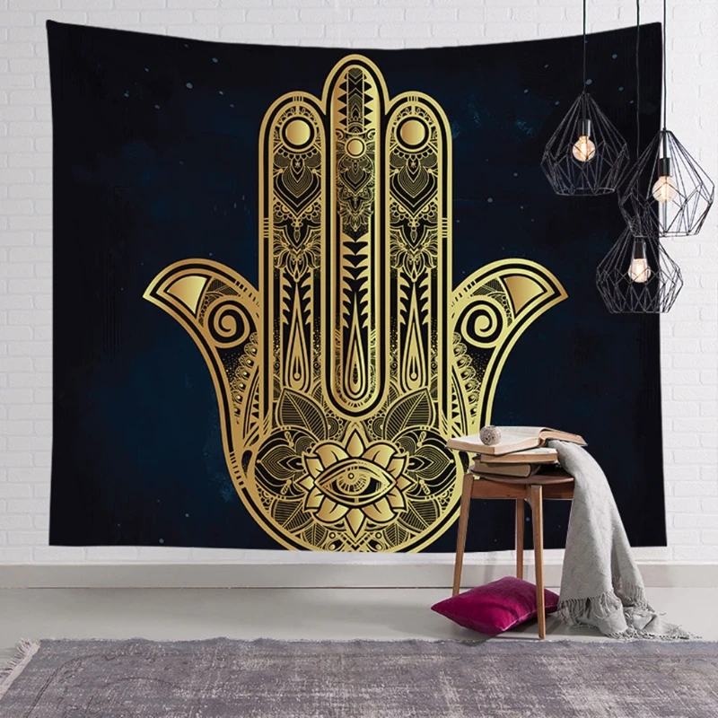 

Sun and Moon Psychedelic Wall Tarot Tapestry Divination Altar Tarot Tablecloth