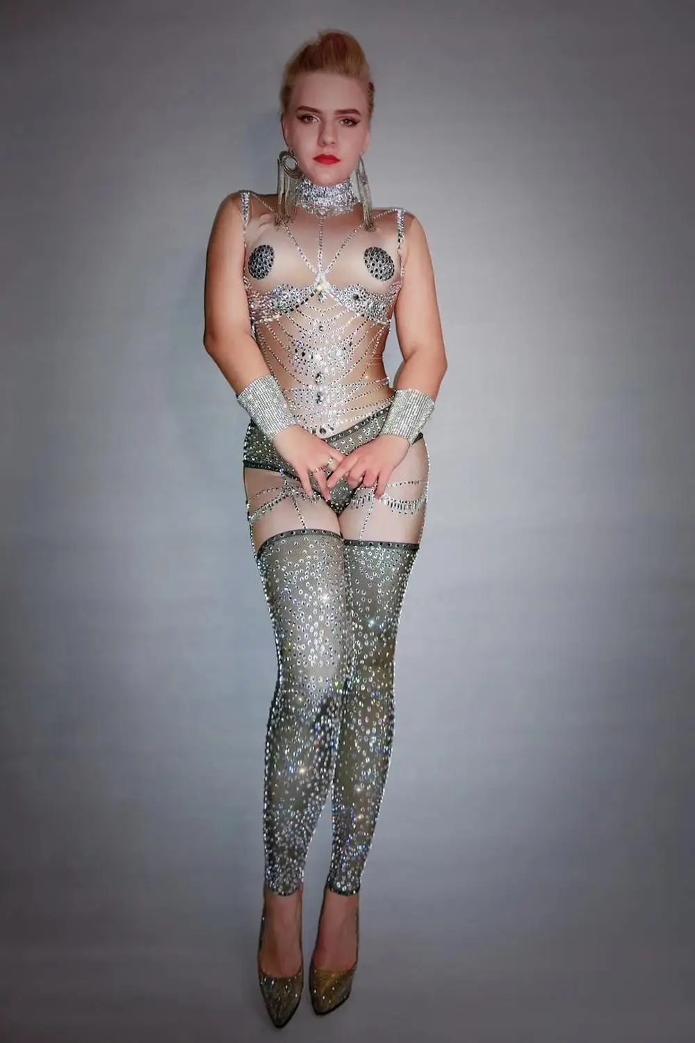 Женский костюм для ночного клуба выпусквечерние вечера сценического шоу