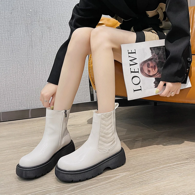 

Женские ботильоны из натуральной кожи, 22-2021 см