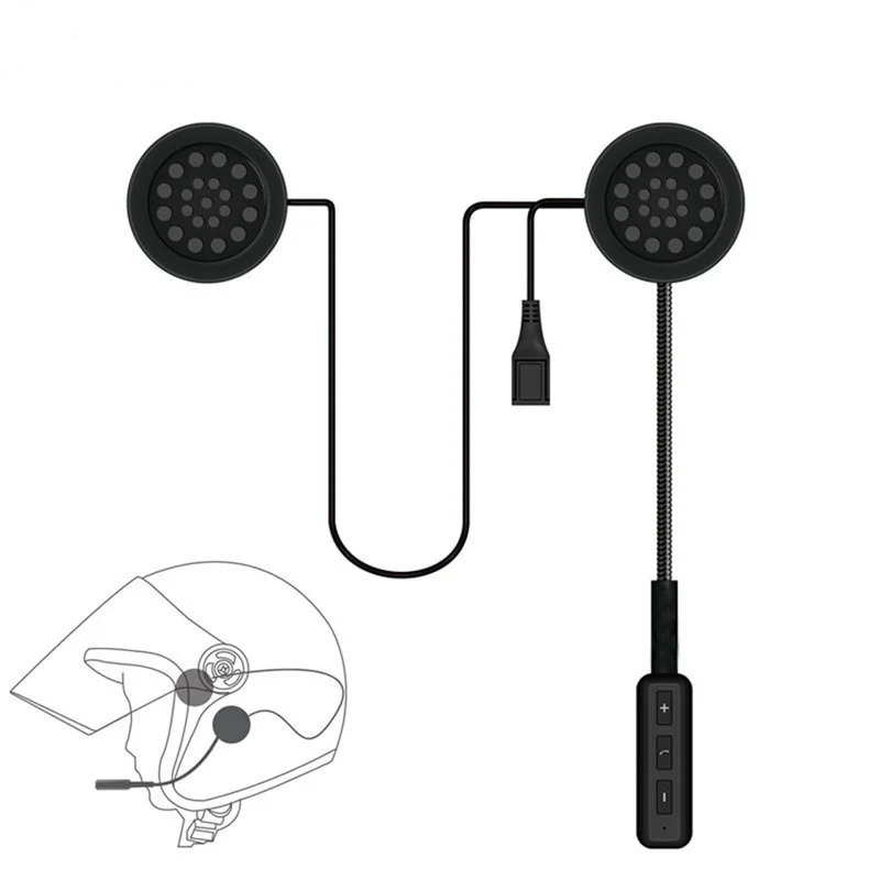 Мотор беспроводной Bluetooth мотоциклетный шлем наушники Динамик Громкая связь для MP3 MP4 смартфон аксессуары для мотоциклов