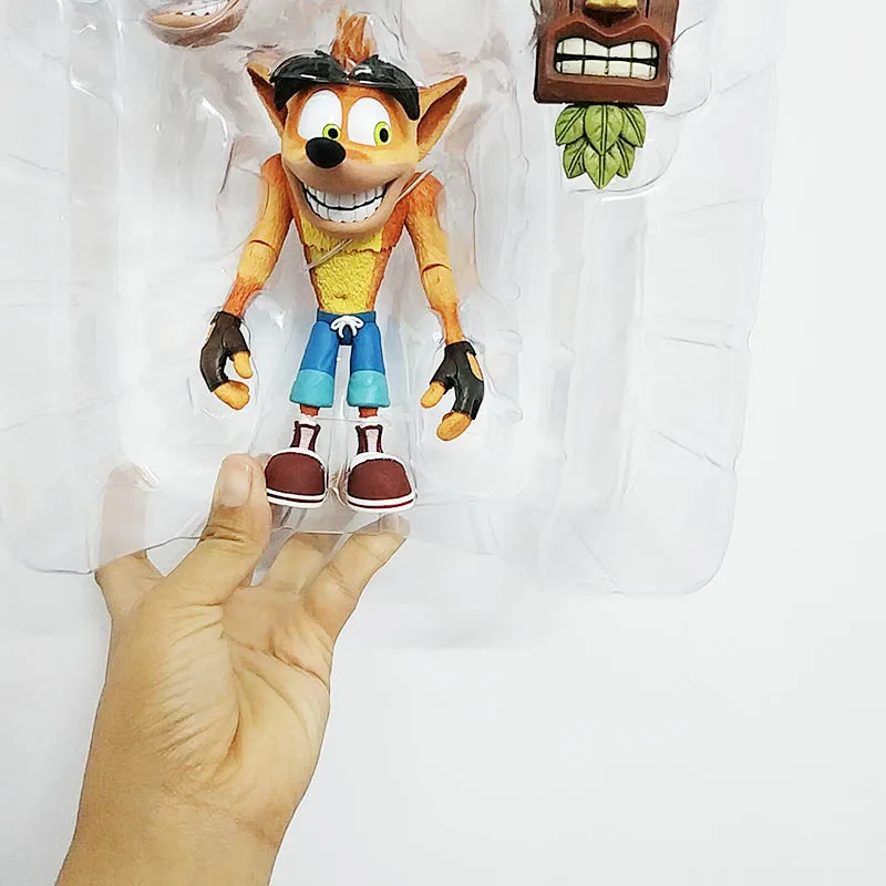 15 см-18 см NECA оригинальная игра Crash Bandicoot серия Aku маска АКУ и бандикут и струйная доска экшн фигурка модель игрушки кукла для подарка