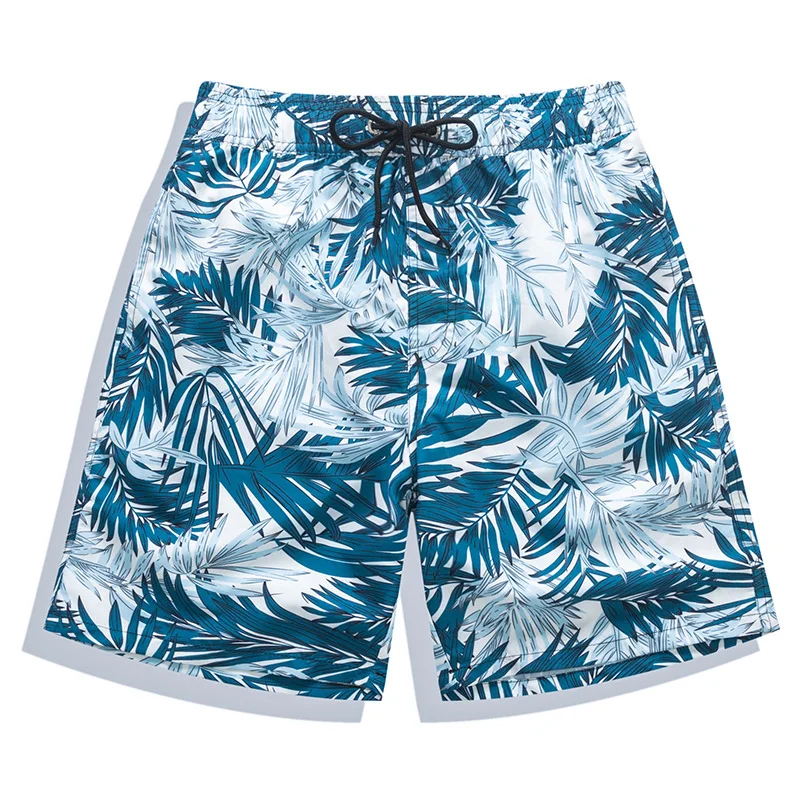Новинка XXXL 8 листьев печатных плюс размер мужские плавки пляжные шорты