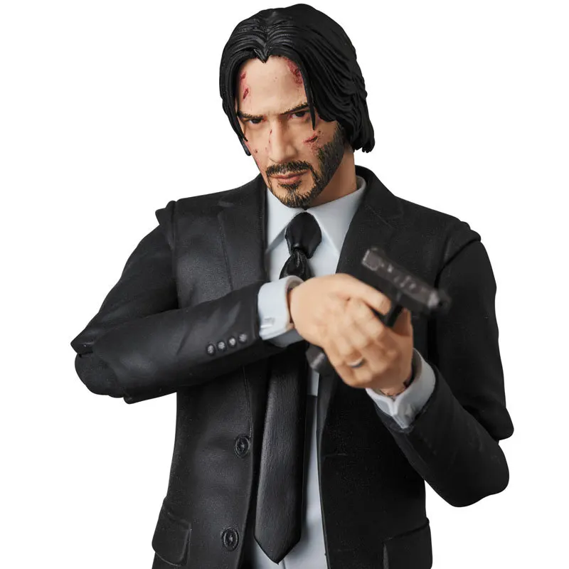 Mafex 070 John Wick PVC Articulated Joints Moveable Action Figure Toy | Игрушки и хобби