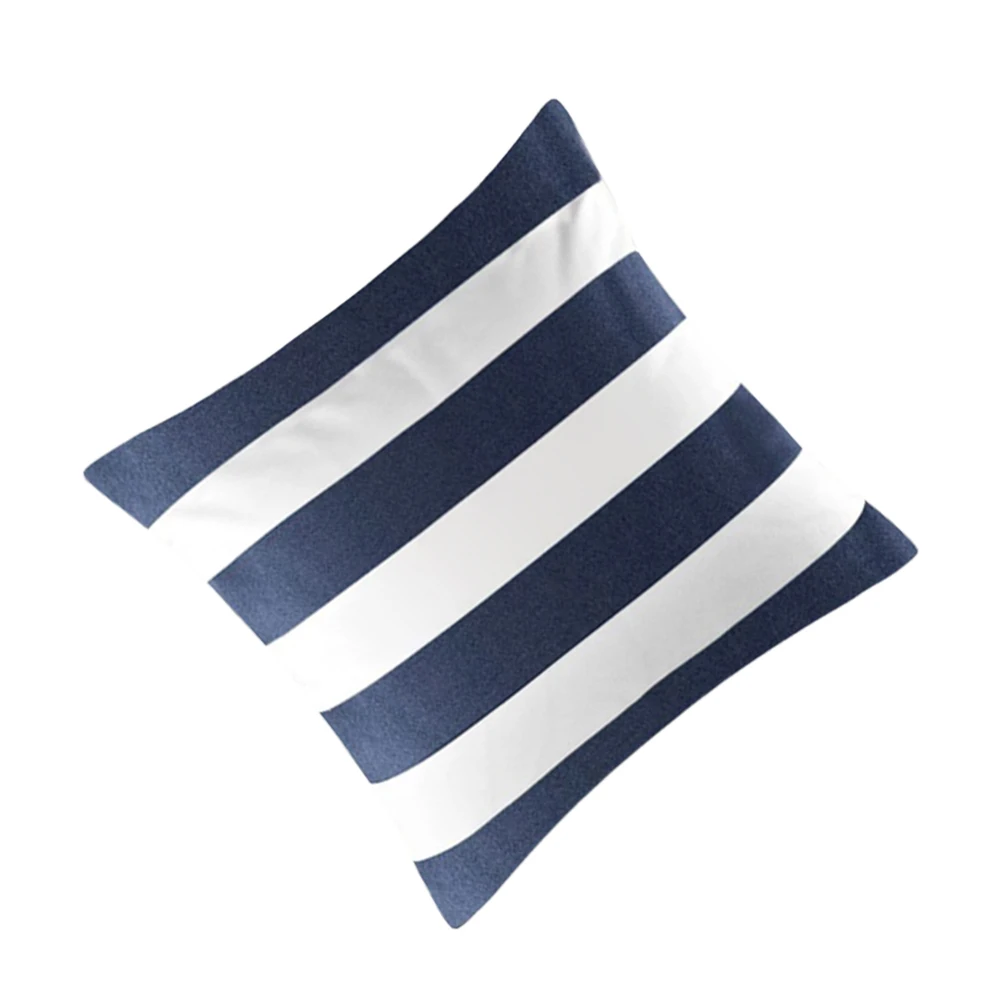 Дышащий полосатый квадратный чехол для подушки съемный автомобиля офиса кафе