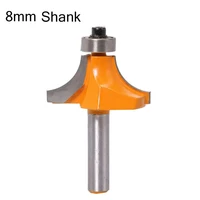 8mm miter router bit shank round over router bits for wood woodworking trimming tool milling cutter corner