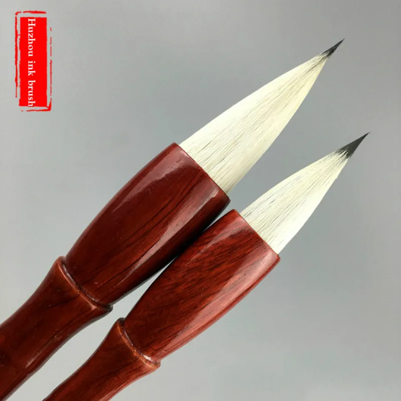 3 шт. шерстяные фиолетовые кисточки для письма с китайским каллиграфическим