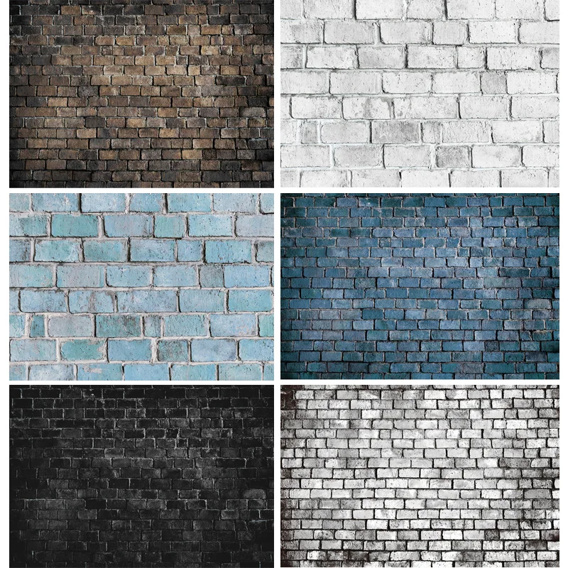 

SHENGYONGBAO Vinyl Custom Photography Backdrops Brick Wall Theme Photo Studio Background 20026KM-04