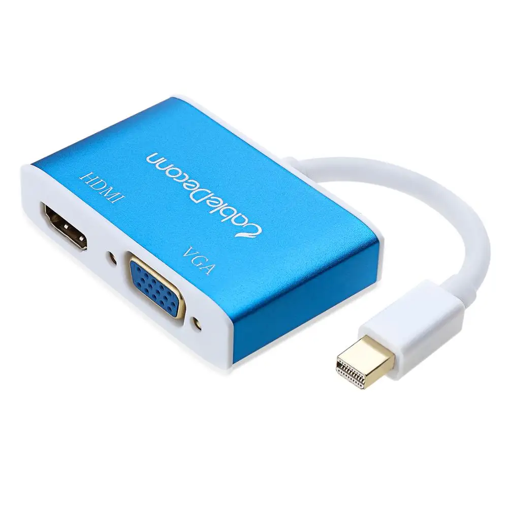 Мини dp к hdmi vga кабель Thunderbolt адаптер конвертер мини displayport 4K 60 Гц для проектор HDTV