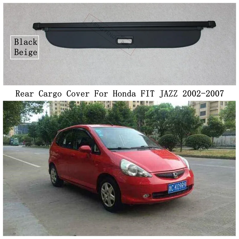 Задняя крышка для груза Honda FIT JAZZ 2002 2003 2004 2005 2006 2007 защитный экран багажника