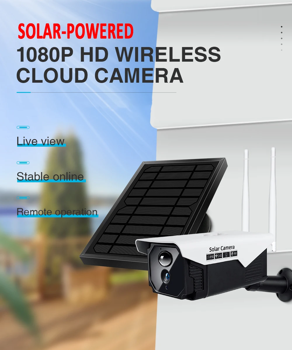 2.0MP солнечная мощность ed камера WiFi Водонепроницаемая уличная камера ультра-Низкая Мощность резервная батарея камера инфракрасная камера безопасности CCTV