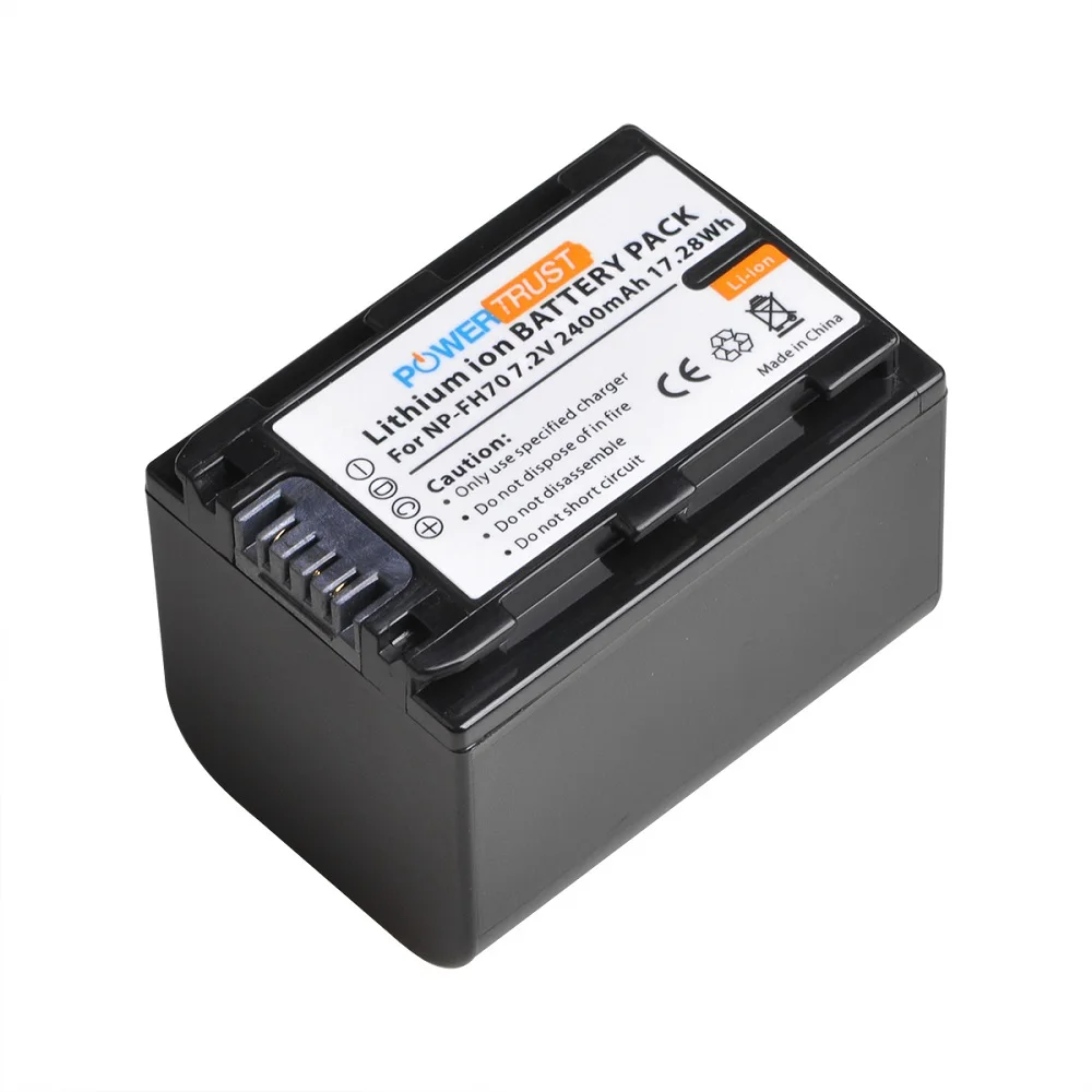 Аккумулятор и зарядное устройство PowerTrust для Sony NP-FH70