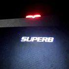 Светодиодные подсветки для дверей автомобиля Skoda Superb 2, 3, MK2, 3 В, 3T, 2006-2020, лазерный проектор с логотипом