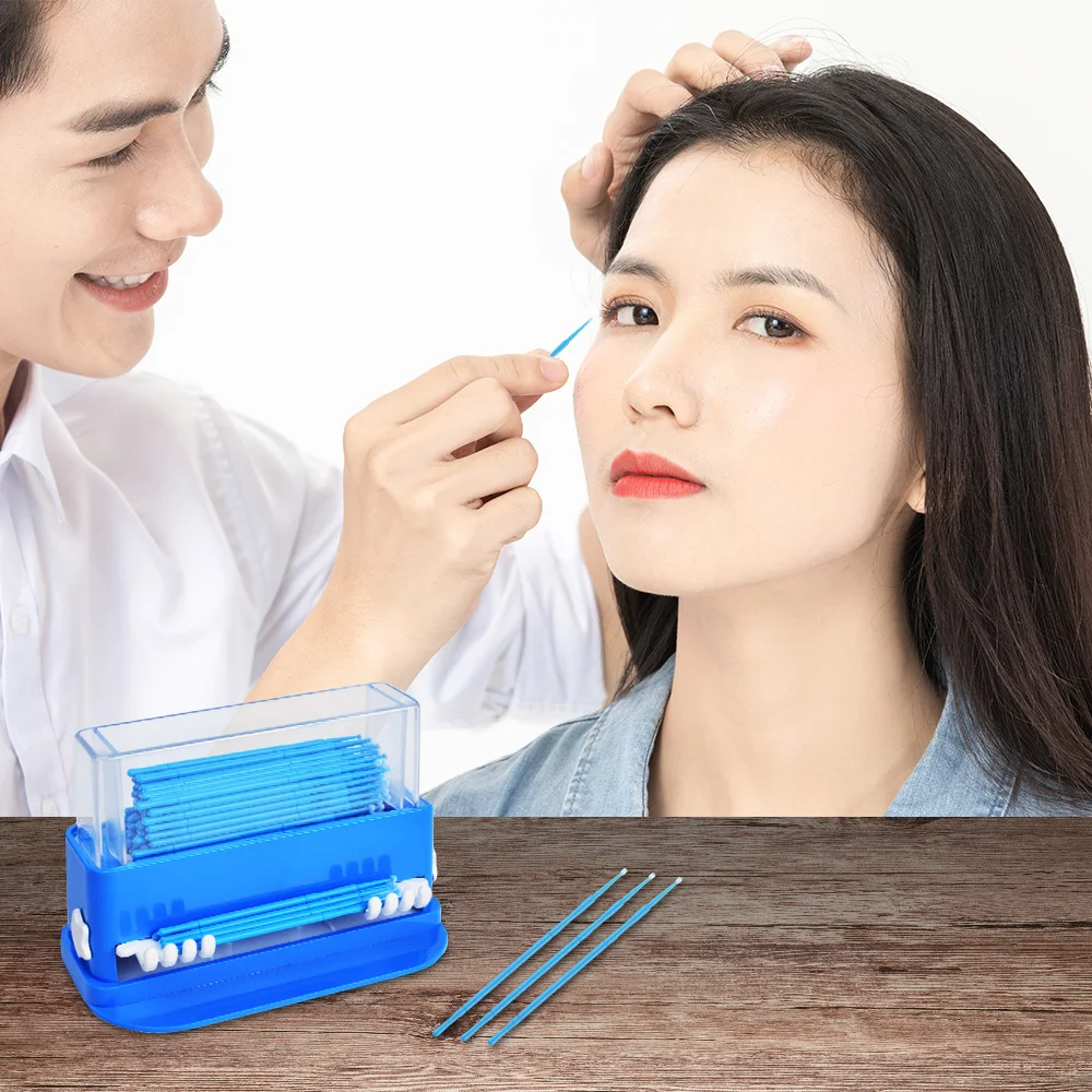 2 цвета одноразовый микро аппликатор наконечник гнущиеся палочки диспенсер для