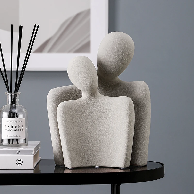 

Modern simple ceramic art lovers ornaments home living room TV cabinet wine cabinet furnishings soft decorations