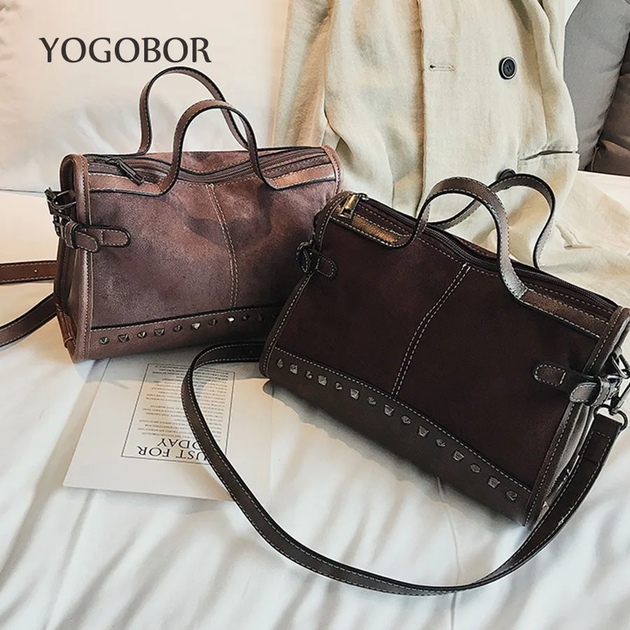 Леопардовая Сумка-тоут женская сумка через плечо с заклепками Лоскутная новая